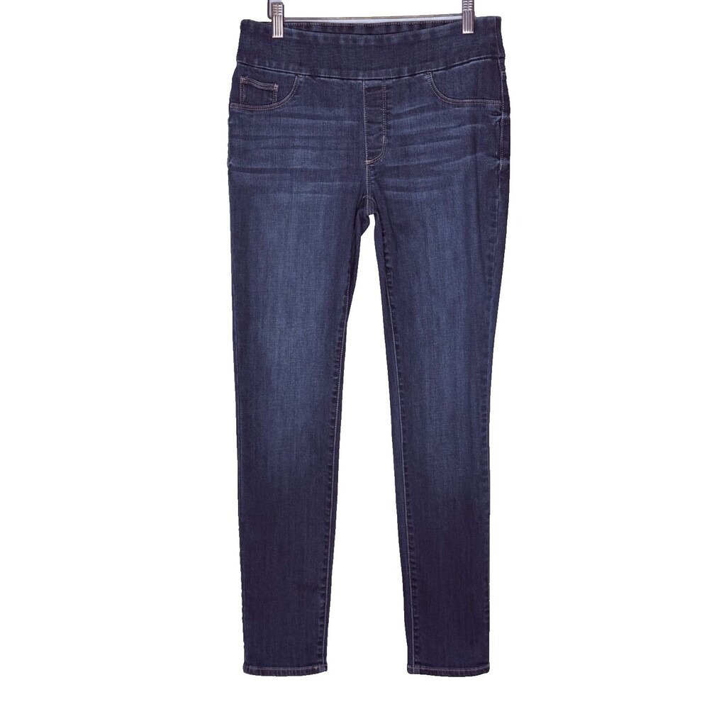 Chico's Denim Pull-On Slim Ankle Jegging Women 00R Regular Dark Wash 570246550
